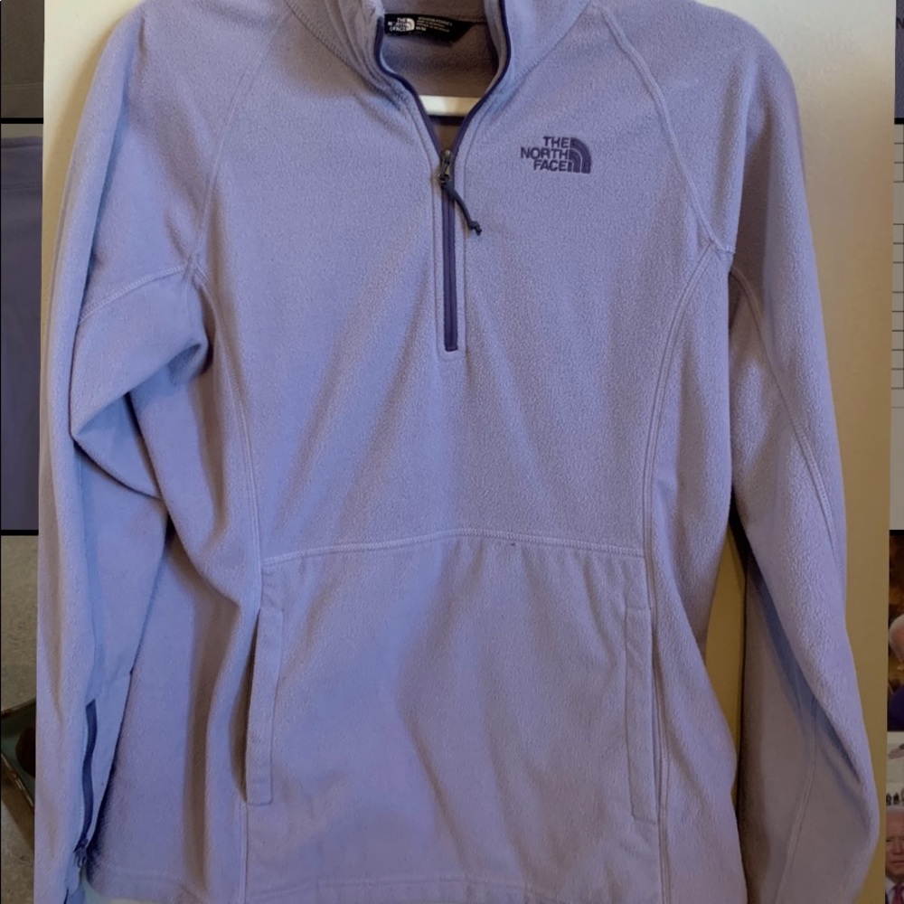 North Face  1/4 zip fleece pullover